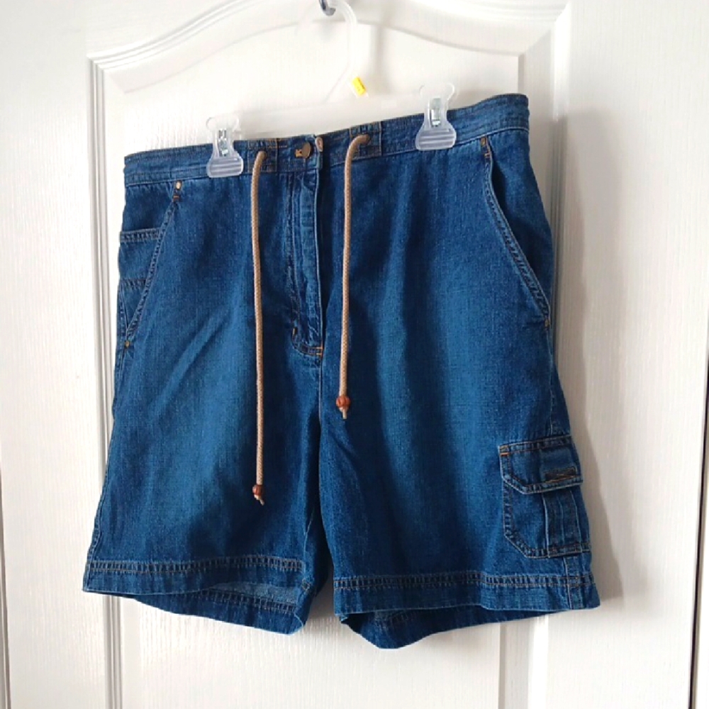 Ralph Lauren Blue Denim Cargo Shorts